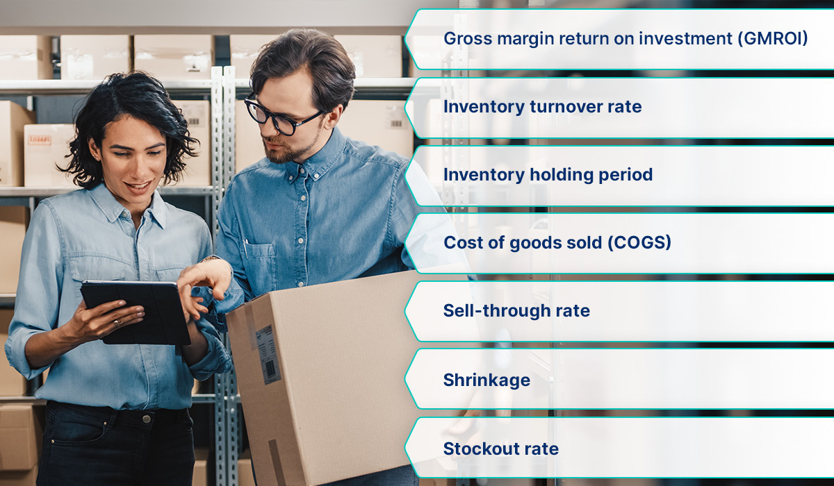 graphic featuring inventory KPIs