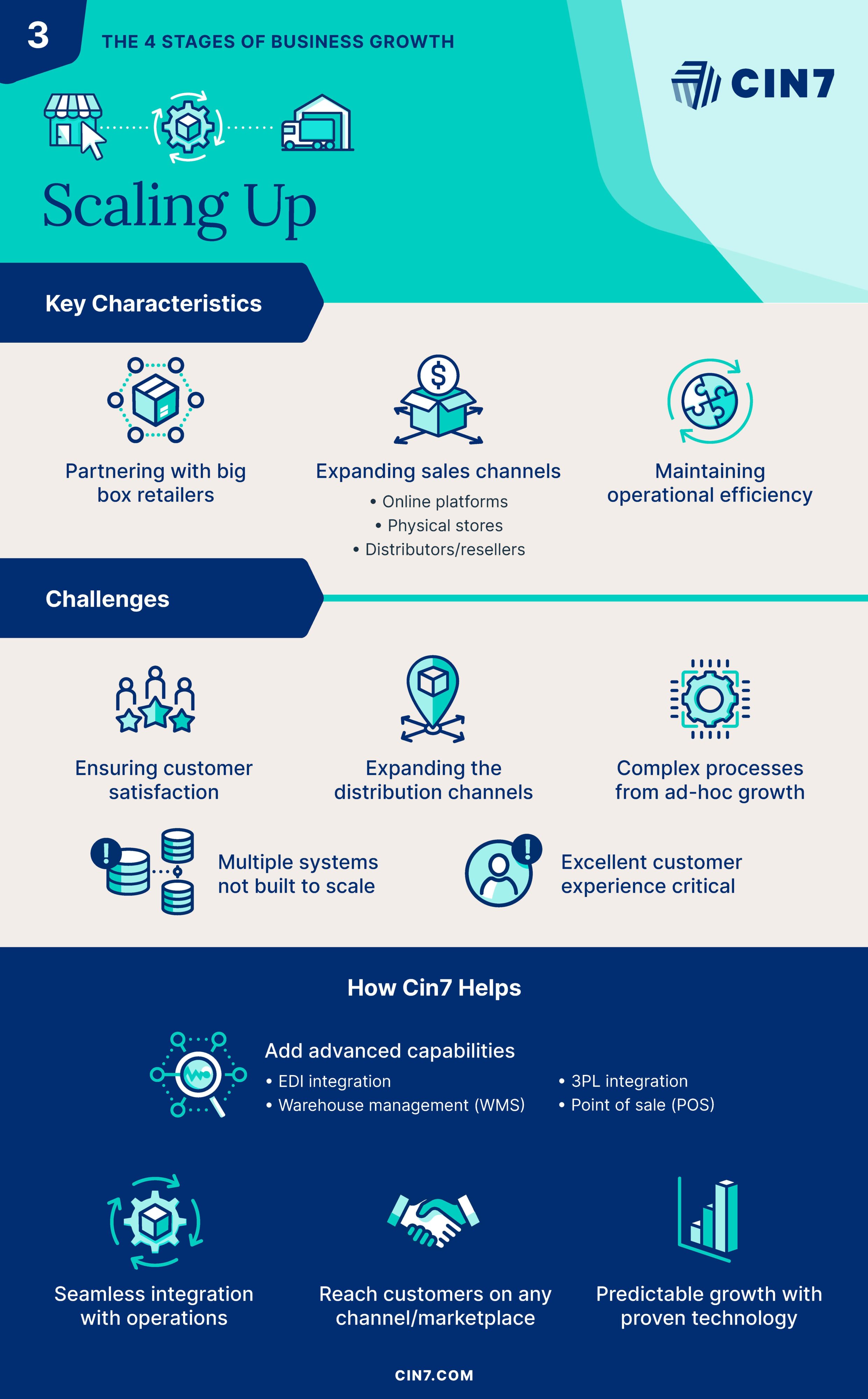 Infographic of the scaling up stage